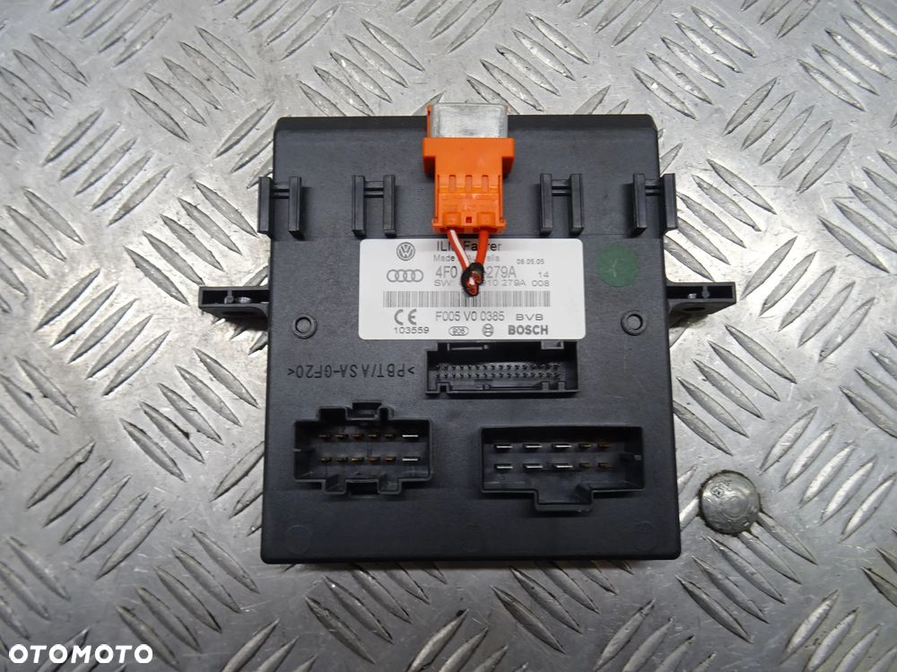 AUDI A6 C6 KOMBI 04-07 4.2 V8 MODUŁ STEROWNIK ŚWIATEŁ 4F0907279A - 1