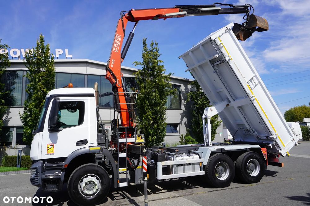 Mercedes-Benz Arocs 2636 / 6x4 / HDS Fassi / Wywrotka 3 str / Bortmatic - 8