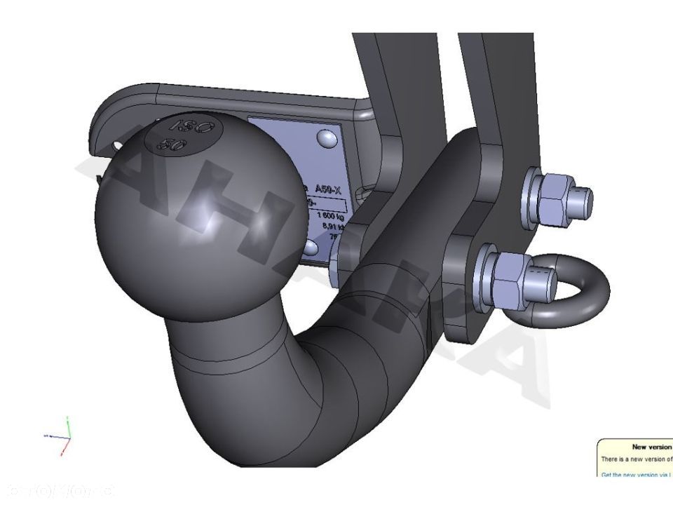 Hak Holowniczy Odkręcany Do Vw Volkswagen Golf Iv Variant Kombi 1999-2006 - 2