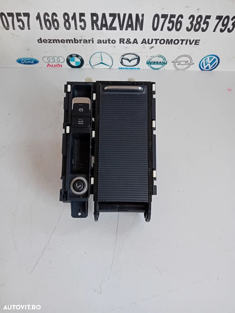 Buton Frana De Mana Suport Pahare Vw Passat B8 An 2014-2020 Volan Stanga Motor DFG Cutie UAX - 2