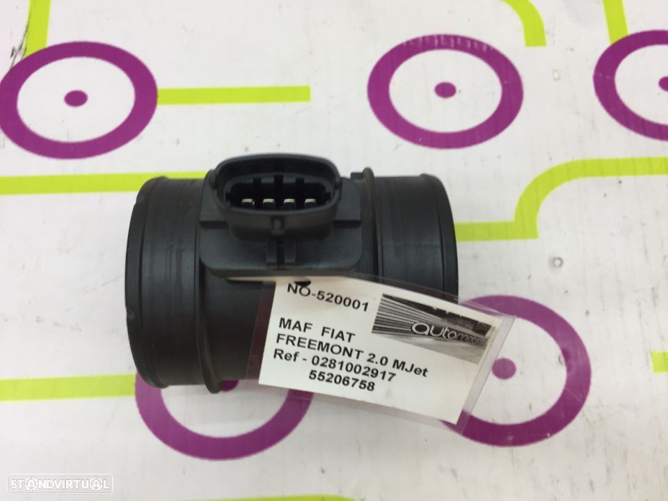 Medidor de Massa de Ar Fiat Freemont 1.9 125Cv de 2012 - Ref: 281002917 - NO520001 - 1