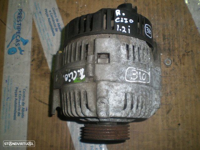 Alternador 7700876198 2542223A RENAULT CLIO 1,2I 1993 RENAULT CLIO 1998 1.2I 60CV 5P AZUL VALEO 75A 14V - 1