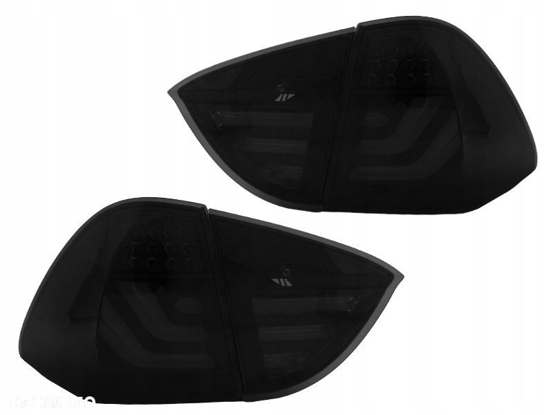 Lampy tylne kpl Led Bar Neon Tuning Black Bmw 3 e91 kombi touring 2004-2008 - 4
