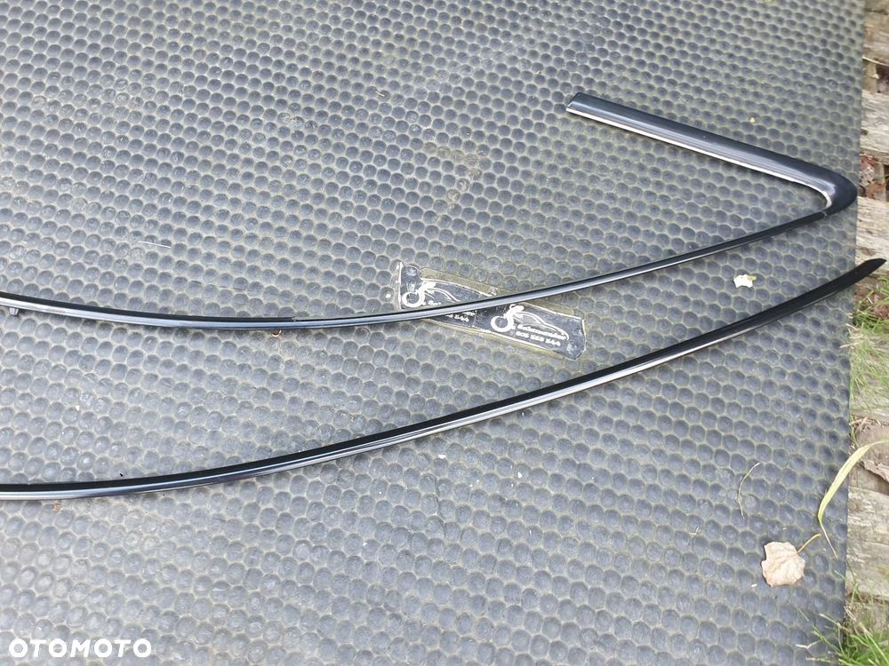Listwa Listwy Zgarniajace Ramki Szyb Chrom Oklejone Czarne AUDI A4 B8 Sedan - 33