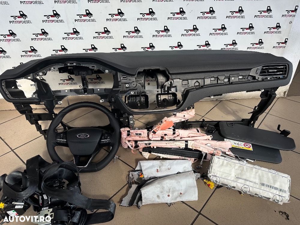 Kit Airbag complet FORD KUGA 3 2019 2020 2021 plansa bord piele volan centuri cortina airbag - 2