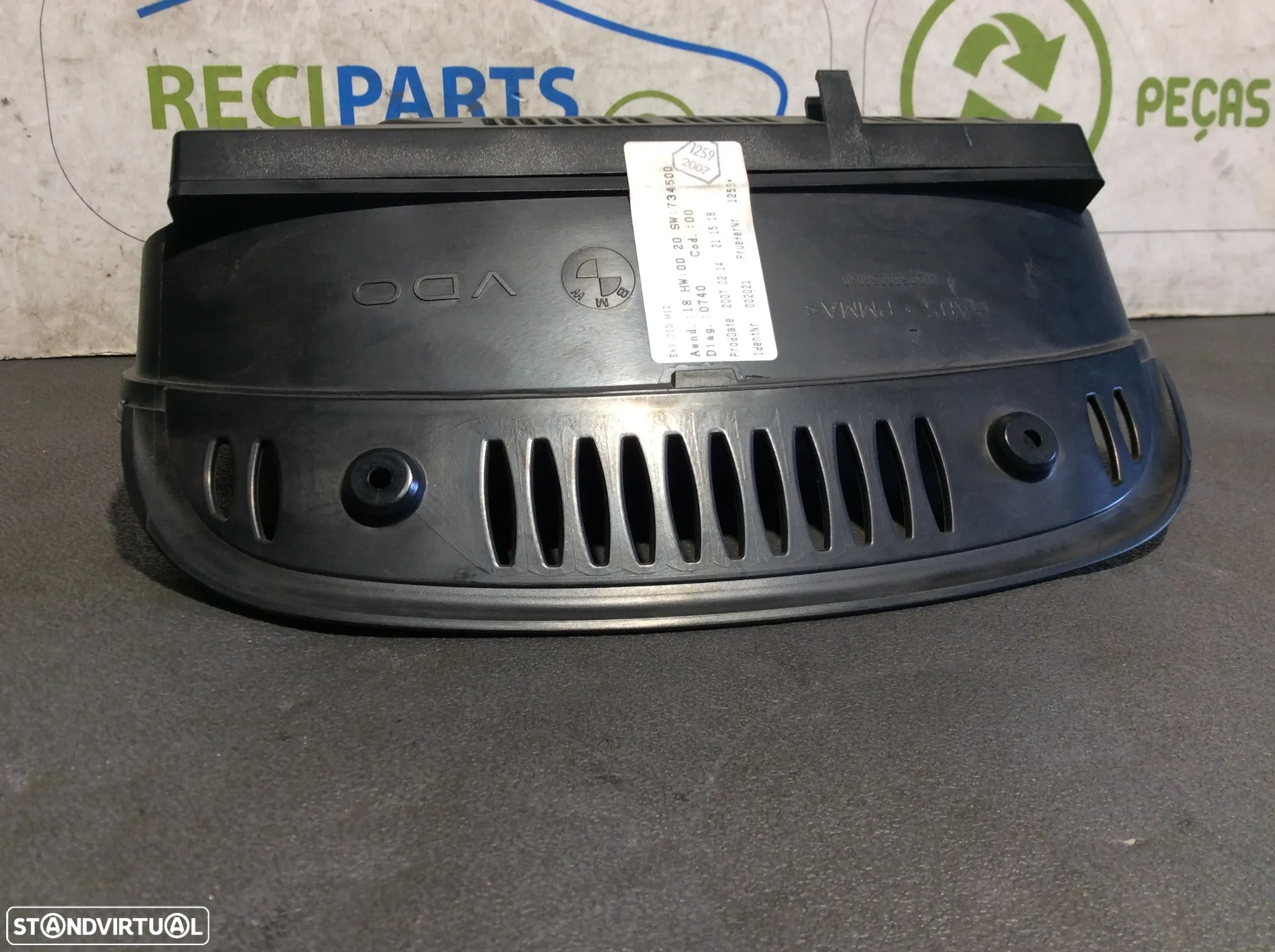 Display Central BMW E 61 520 d 163 cv   A2C53243074 - 3