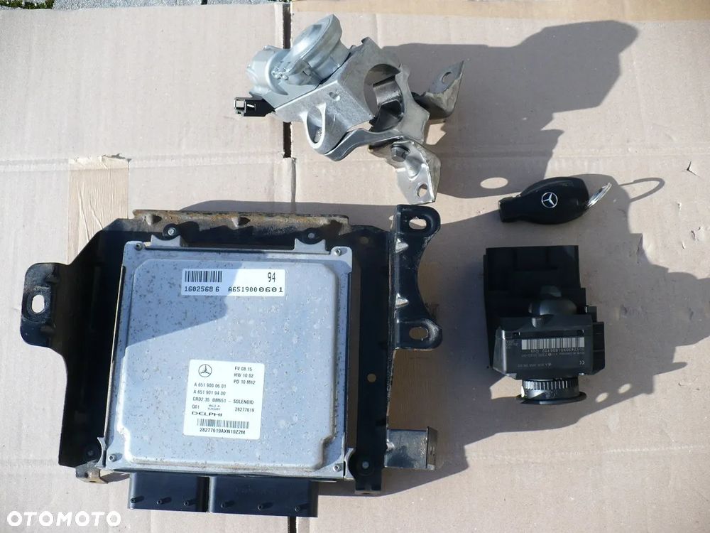 SPRINTER 906 2.2CDI OM651 STEROWNIK RYGIEL STACYJKA KLUCZ - 2