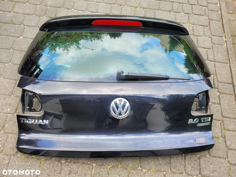 VW TIGUAN I LIFT 5N KLAPA BAGAŻNIKA POKRYWA TYLNA TYŁ CZARNA AS3 2012 LC9X