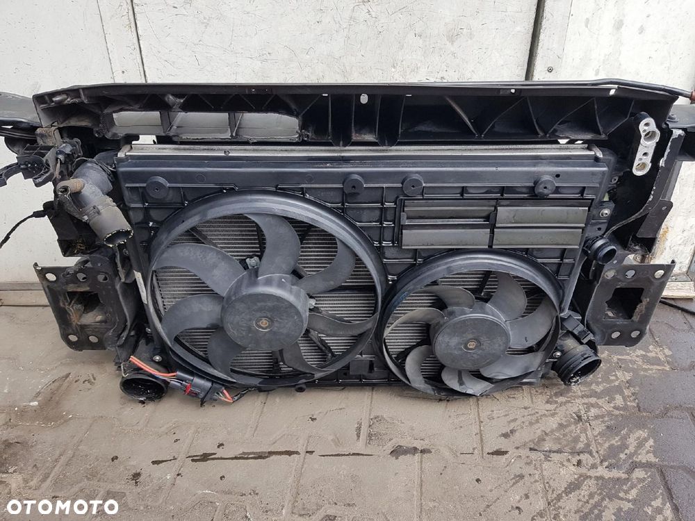 VW TIGUAN I 5N 06-10r 2.0 TDI PAS PRZEDNI CHŁODNICE WENTYLATORY - 4