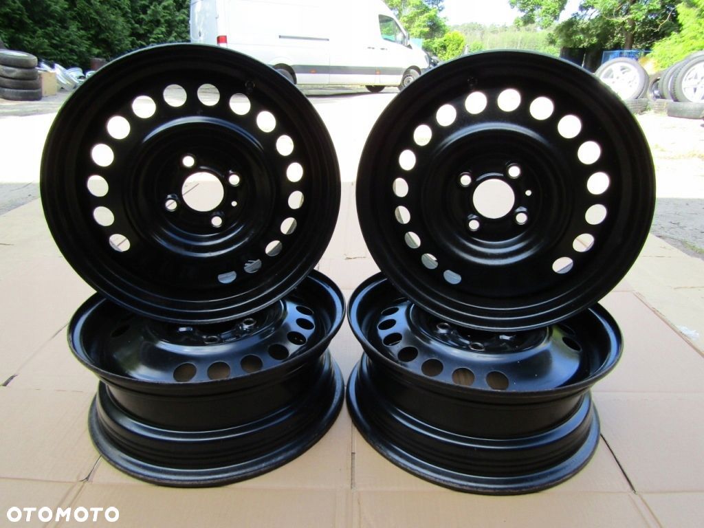 4x Felgi 15 Nissan Note I II Micra K13 K14 5,5j 4x100 ET40  czujniki TPMS - 1