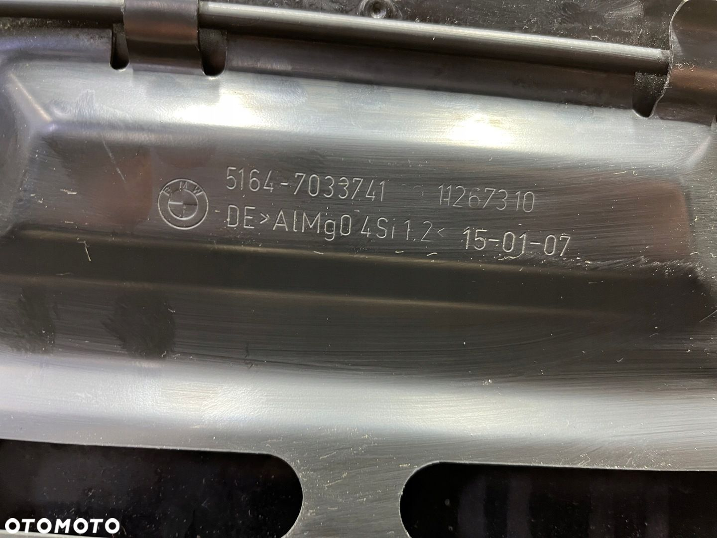 PAS PRZEDNI BMW E60 E61 530D 535D M57 WZMOCNIENIE CZOŁOWE BELKA OE 7148586 - 12