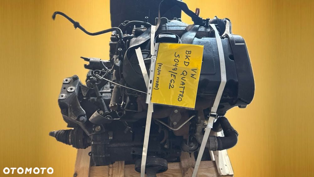 Volkswagen BKD QUATTRO 2.0 diesel silnik kompletny z pełnym osprzętem gotowy do montażu VIDEO PRACY SILNIKA - WHATSAPP LUB LINK W OPISIE - 2