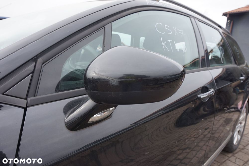 LUSTERKO ELEKTRYCZNE PRAWE C5 III X7 LIFT 8-PIN KTVD SKŁADANE EL EU CZARNY CITROEN 2011-2017 - 1