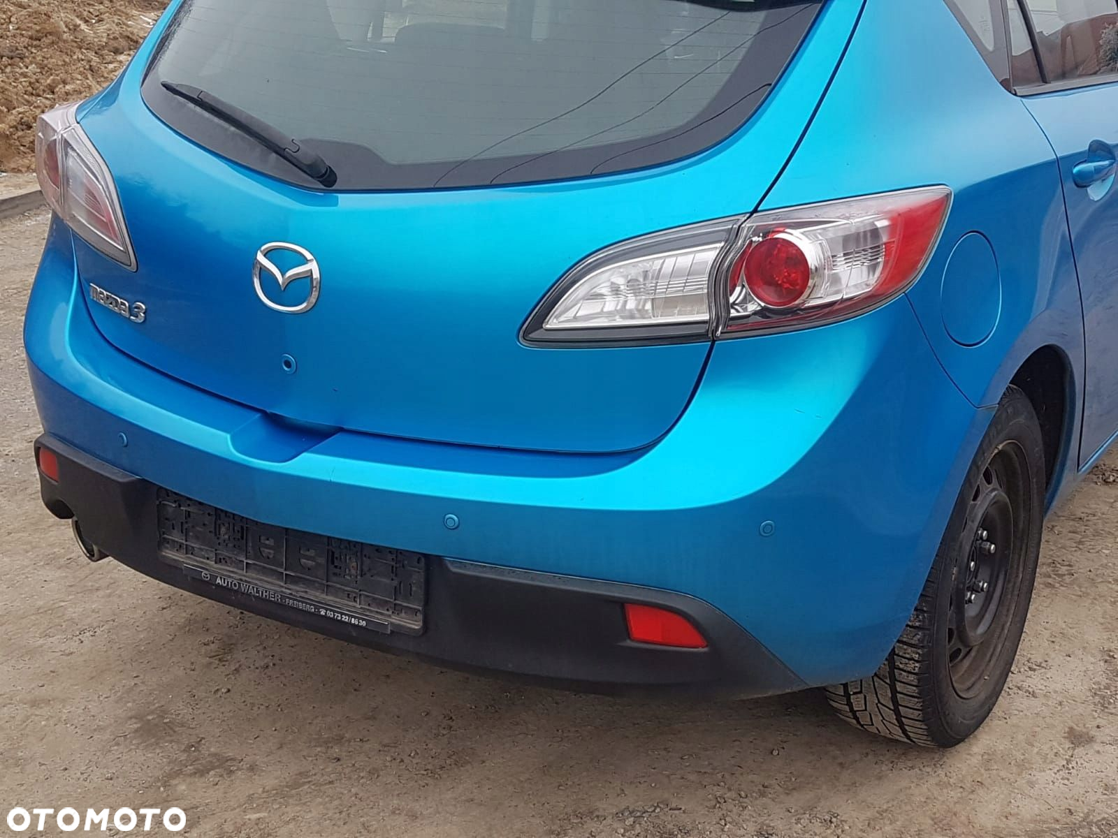 MAZDA 3 09- HB-5D PAS TYŁ TYLNY WANNA TYLNA 38J - 4
