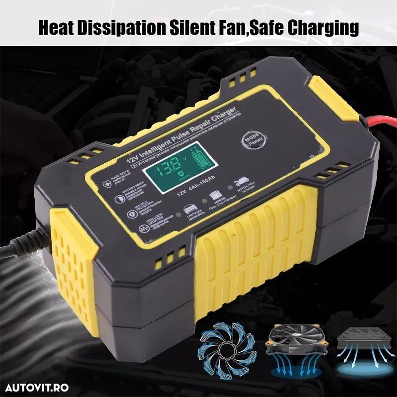 Redresor inteligent încarcare acumulator Auto 6 sau 12 volți - 3
