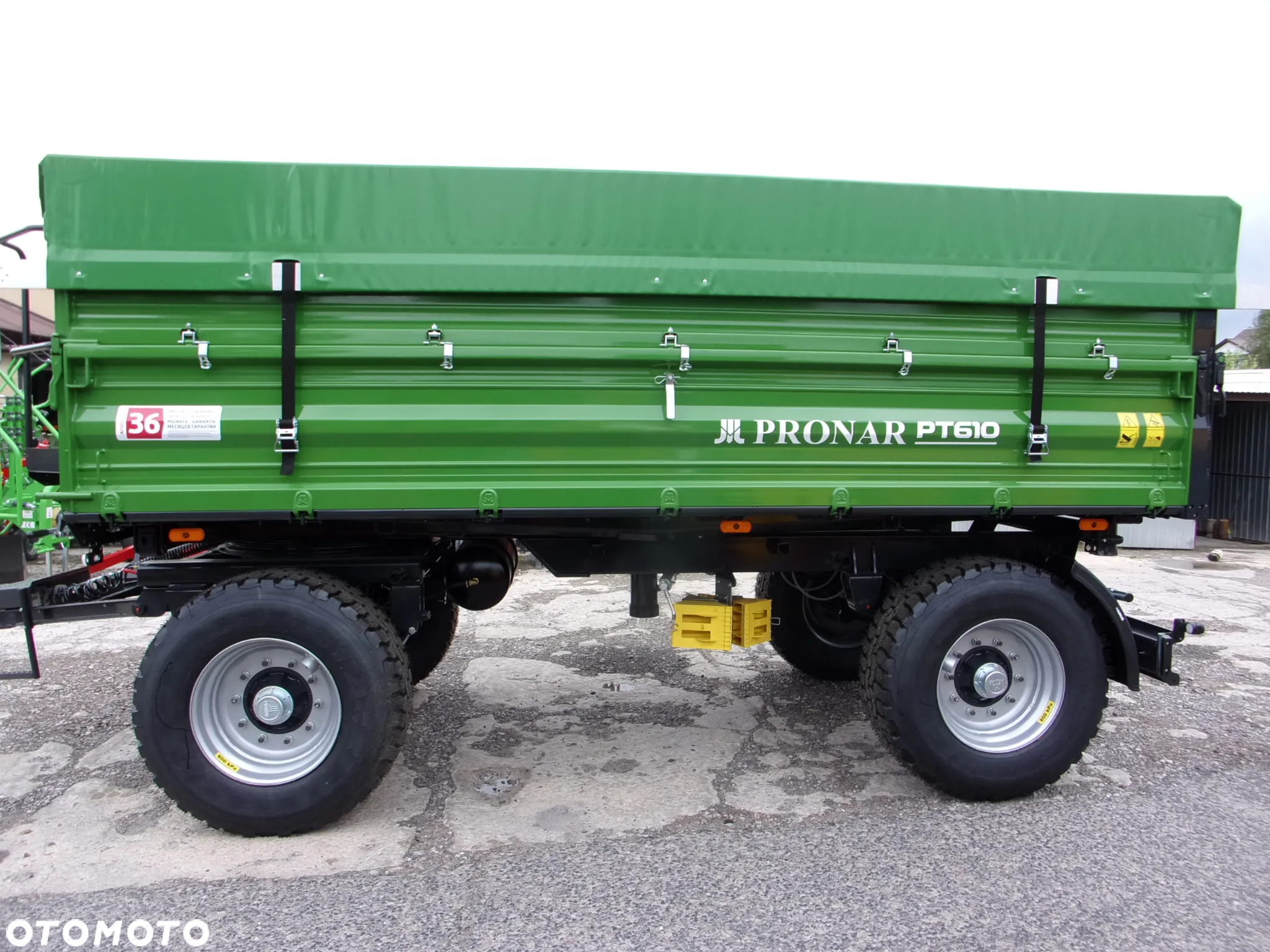 Pronar Przyczepa dwuosiowa wywrotka PT-610 z mechanizmem trójstronnego wywrotu 10-ton - 2