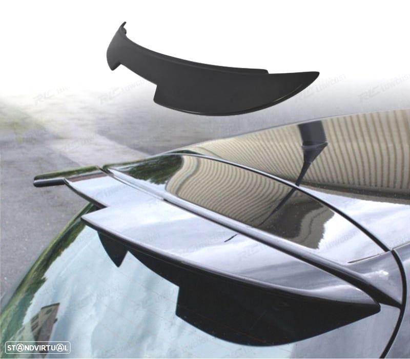 AILERON SPOILER SEAT LEON II 09-12 LOOK CUPRA PRETO BRILHANTE - 1