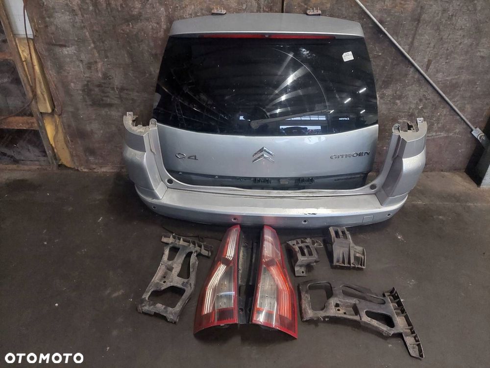 KOMPLETNY TYŁ CITROEN C4 PICASSO I EZRC KLAPA ZDERZAK LAMPY - 1