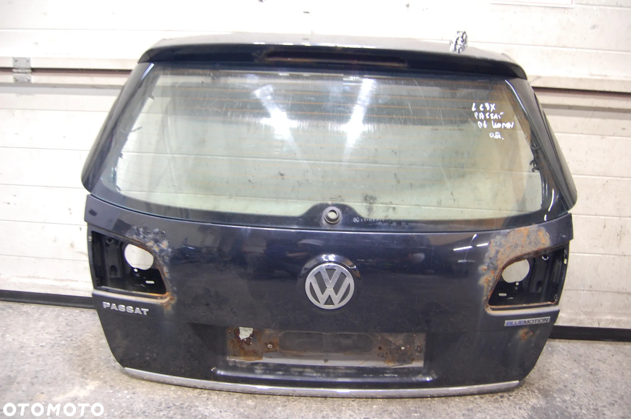 KLAPA BAGAŻNIKA TYŁ TYLNA VW PASSAT B6 KOMBI LC9X - 2