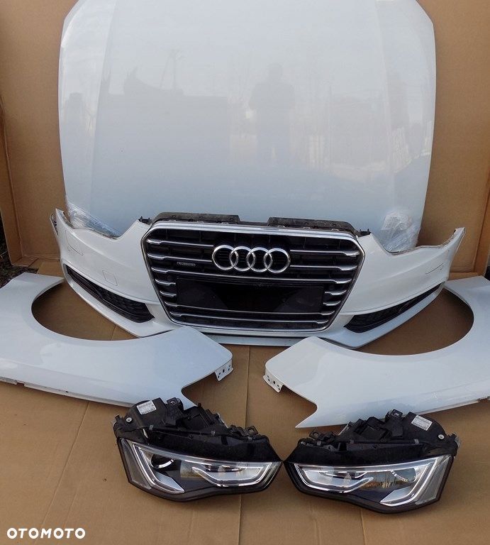 dw audi a5 s-line ly9c zderzak 4pdc maska błotniki xenony skrętne pas - 9