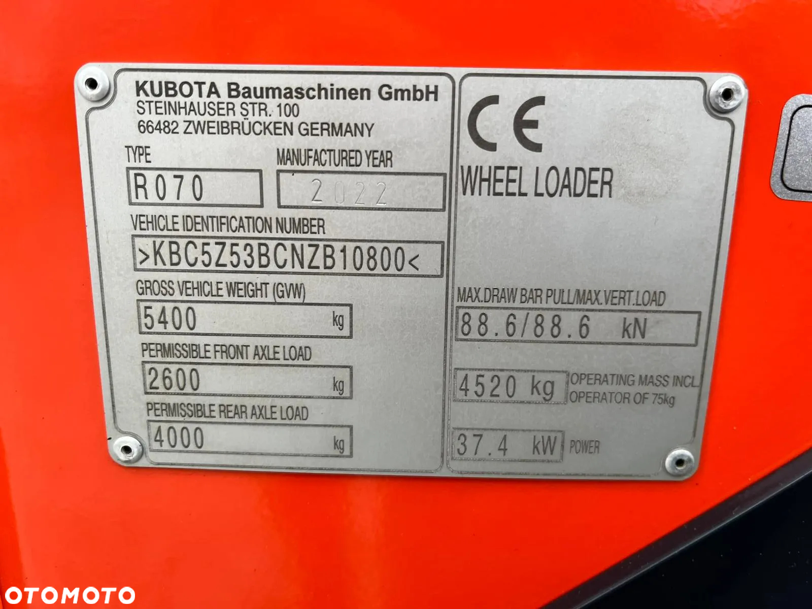 Kubota R070 - 11