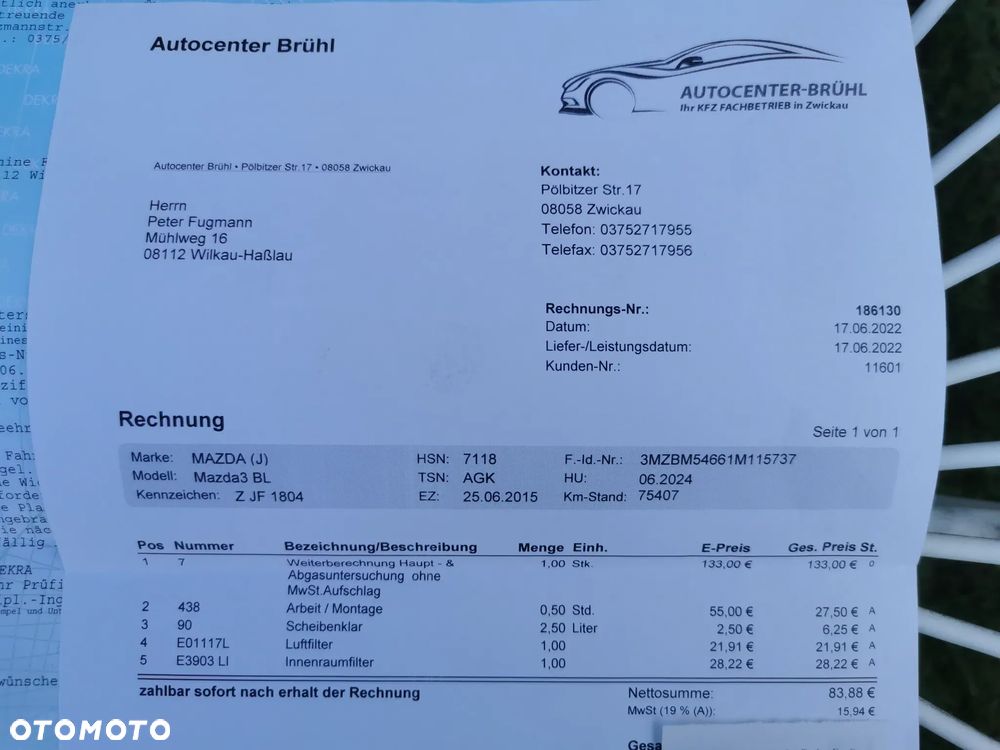 Mazda 3 SKYACTIV-G 120 Exclusive-Line - 26