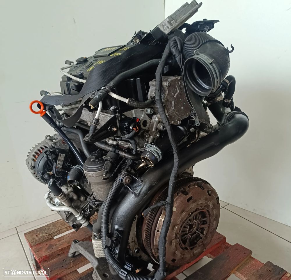 Motor VW Eos 2.0TDI 140cv BMM 8V ano 2008 - 7