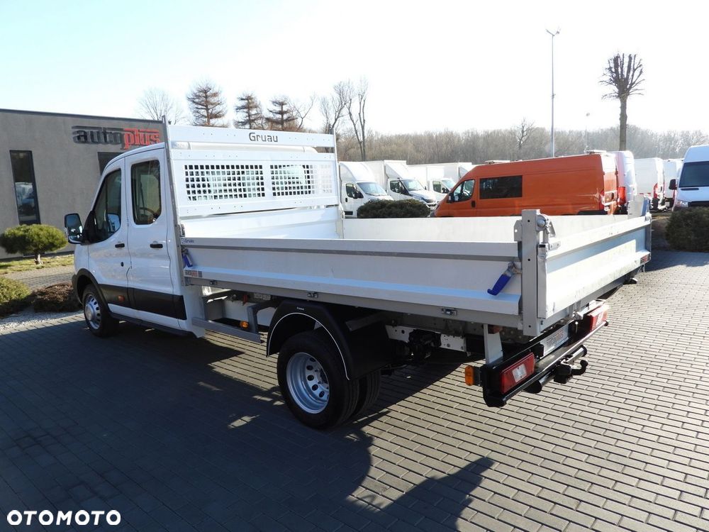 Ford TRANSIT WYWROTKA PODWÓJNA KABINA DOKA 6 MIEJSC TEMPOMAT LEDY BLIŹNIACZE KOŁA KLIMATYZACJA  170KM - 10