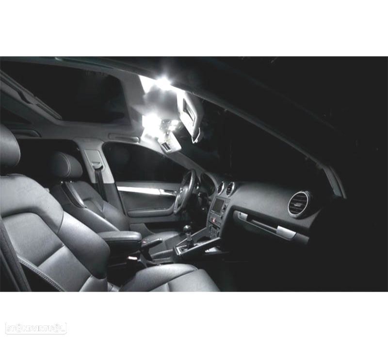 KIT COMPLETO DE 26 LÂMPADAS LED INTERIOR PARA AUDI A3 S3 8L 1996- 2003 - 4