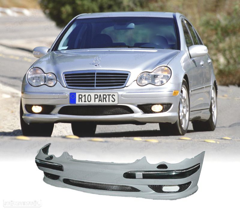 PARA-CHOQUES FRONTAL MERCEDES CLASE C W203 04-07 LOOK AMG C32 - 1