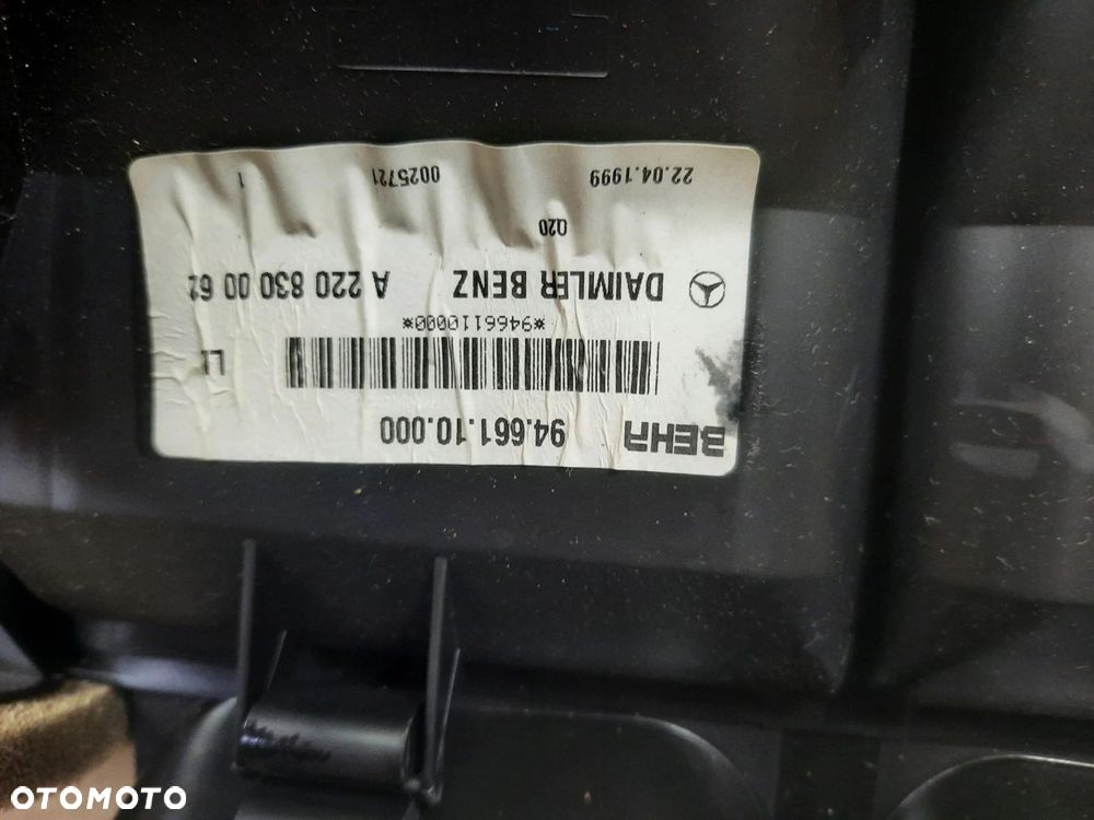 Mercedes W215 W220 NAGRZEWNICA EU A2208300062 - 3