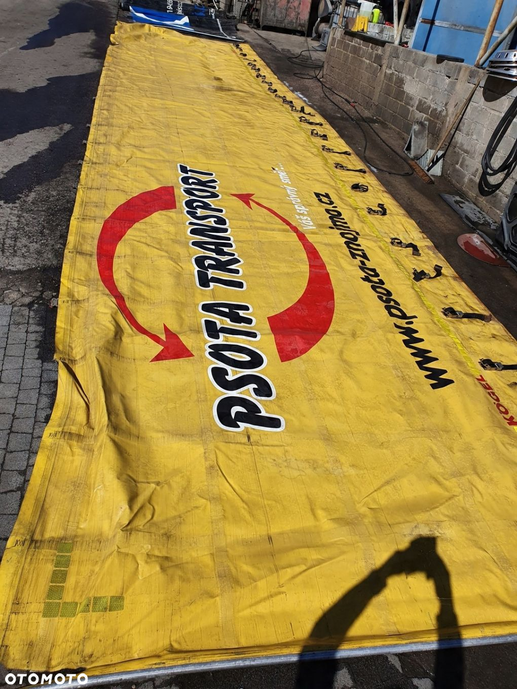 PLANDEKA FIRANKA BOK DO NACZEPY NACZEPA 2014 - 3