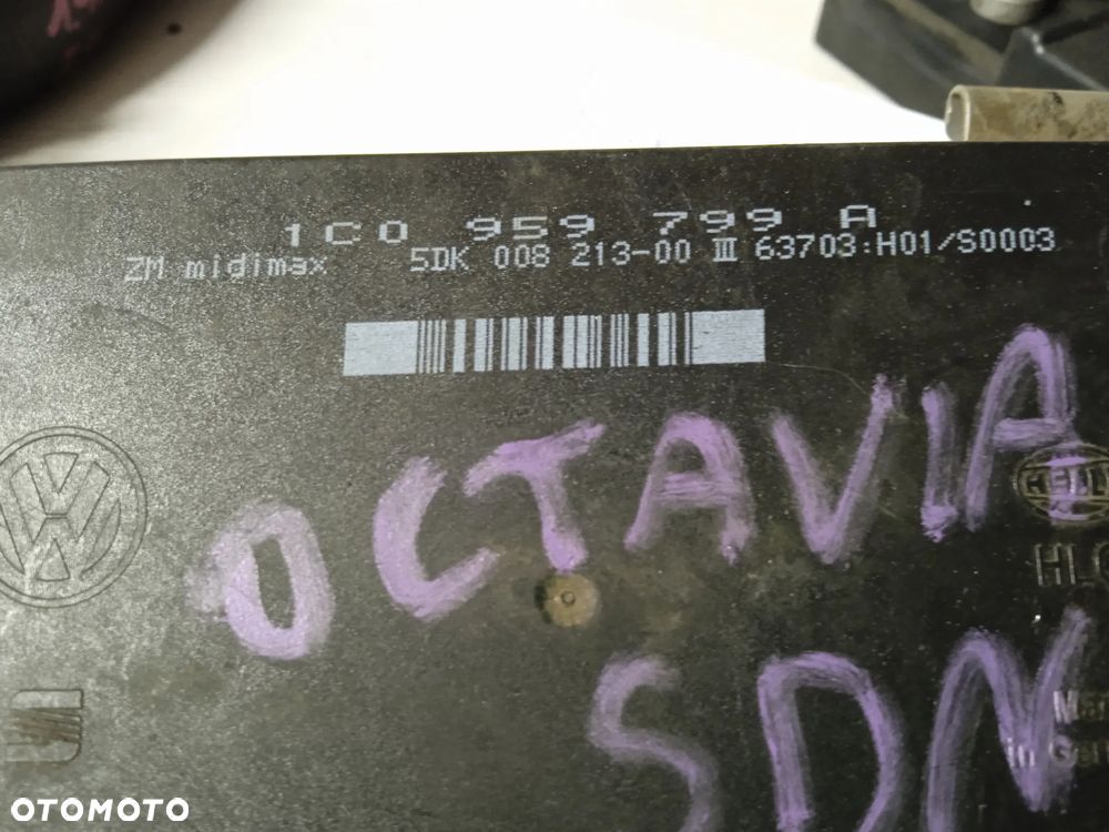 MODUŁ KOMFORTU VOLKSWAGEN  PASSAT B5 SKODA OCTAVIA 1C0959799A - 2