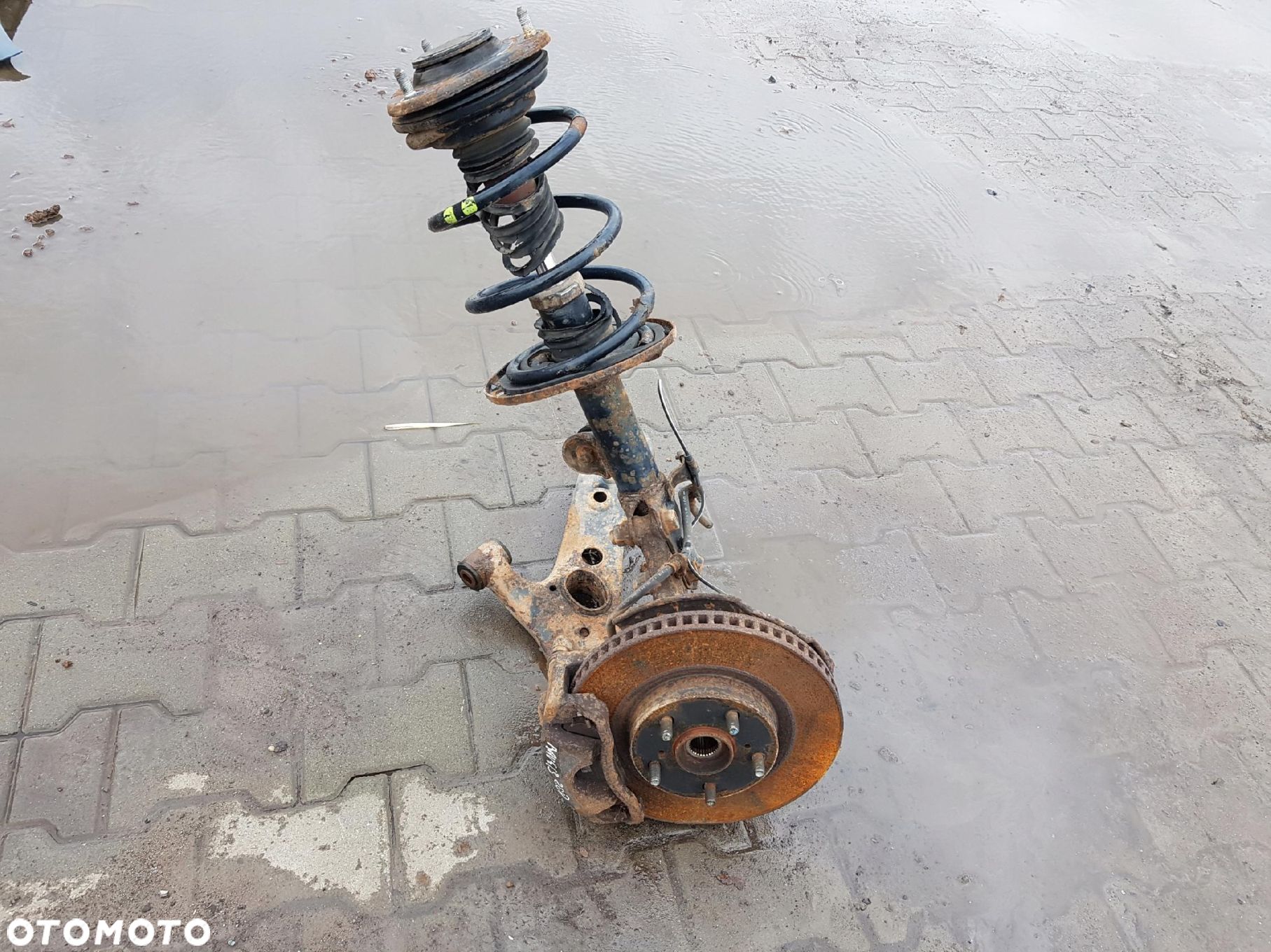 TOYOTA RAV4 3 III 05-08r 2.2 D4D AMORTYZATOR ZWROTNICA LEWA PRZÓD - 1