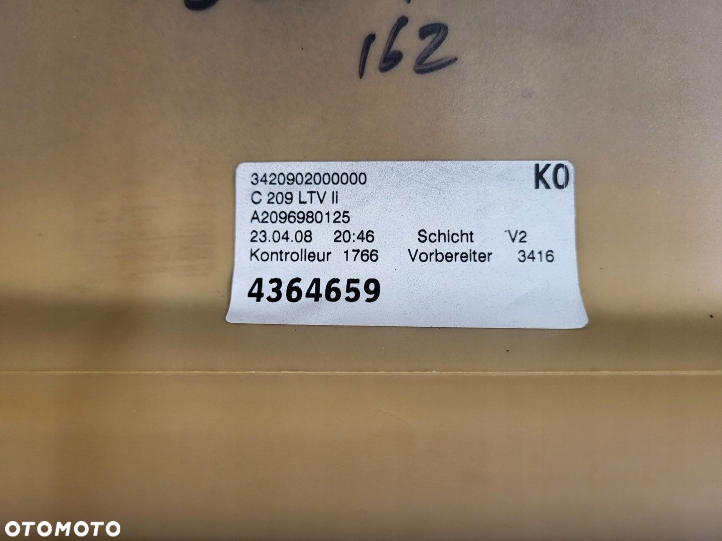 MERCEDES CLK A209 W209 LIFT AMG LISTWA PROGOWA NAKŁADKA LEWA C755 755 - 14