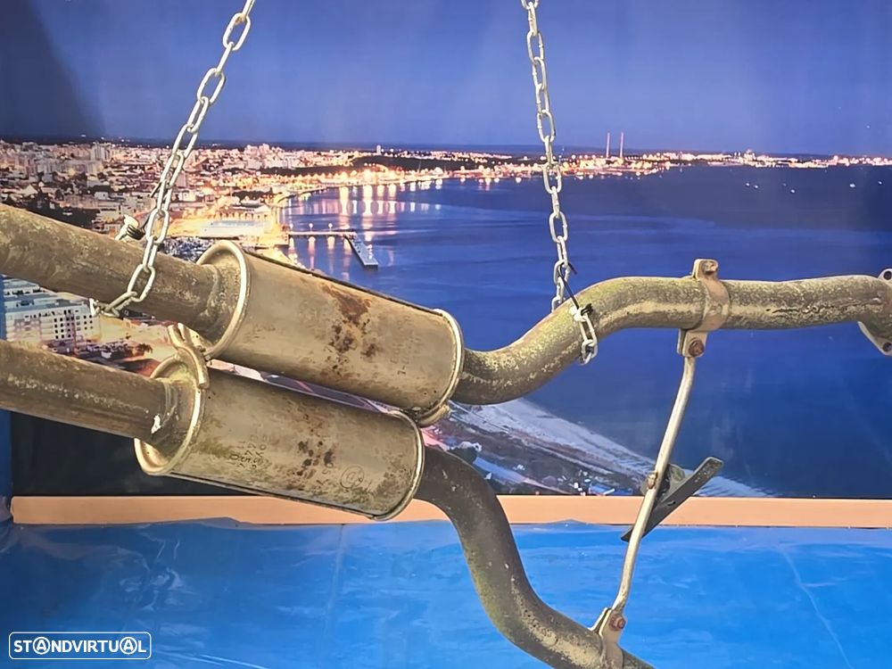 BMW Série 7 E65 E66 745i V8 Silencioso Traseiro panela de Escape Muffler OEM Original 2001- - 1