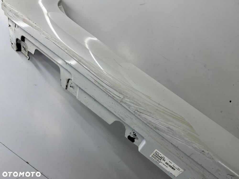 Listwa progowa BMW 5 F10 F11 sedan kombi 10-17r. prawa nakładka progu zewnętrzna kolor Mineralweiss - 10
