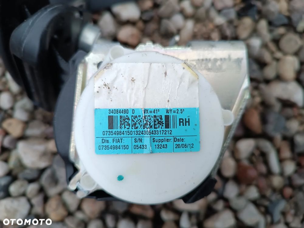 FORD KA MK2 08-16 PAS BEZPIECZEŃSTWA PRAWY TYŁ LEWY TYŁ KOMPLET  07354984150 07354984160 - 2