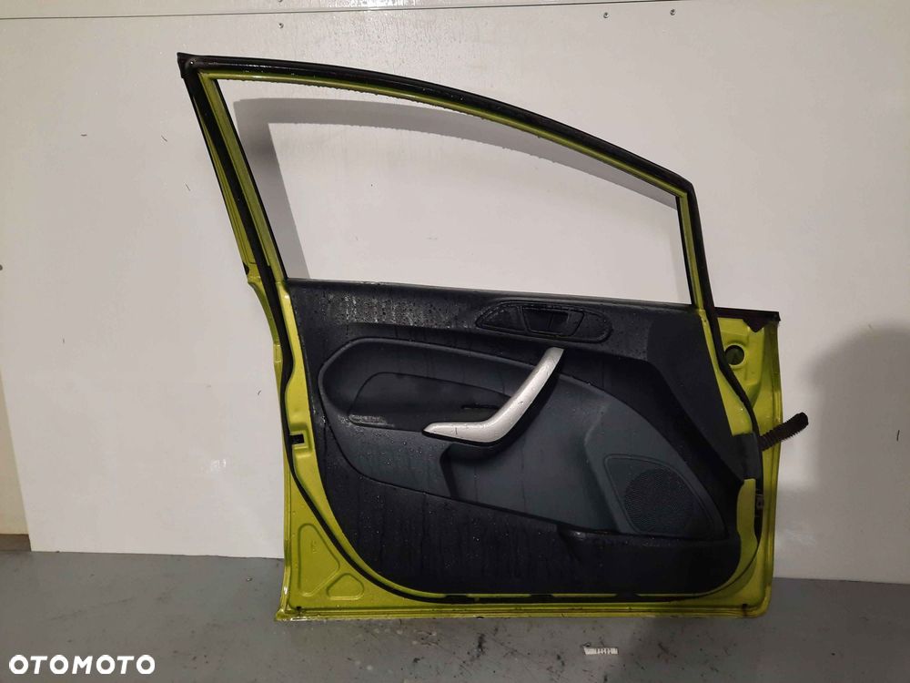 } DRZWI PRZÓD PRZEDNIE LEWE FORD FIESTA MK.7 7 VII 59 ZIELONA LIMONKA 5D 5 DRZWI HB - 7