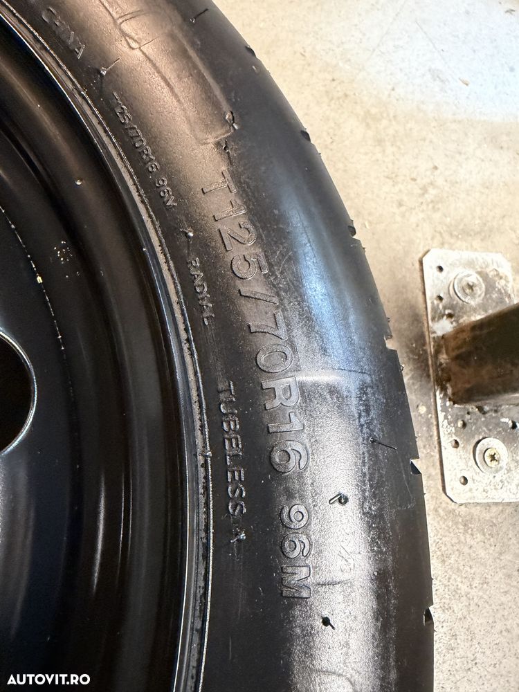 Roata rezerva vw golf 5,6,7 audi a3 8p, 8v, leon - 2