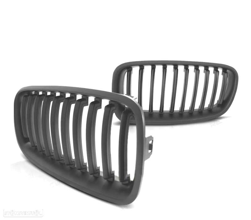 GRELHAS FRONTAIS BMW F30 F31 PRETO MATE - 1