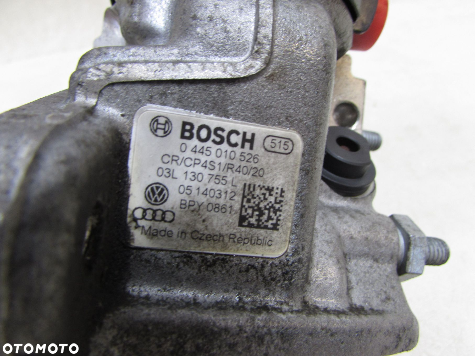VW AUDI SEAT 2.0 TDI 07-16 POMPA WTRYSKOWA WYSOKIEGO CISNIENIA 0445010526 03L130755L - 6