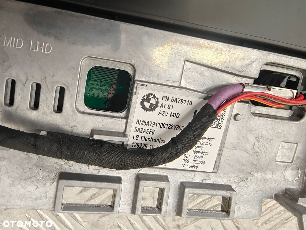BMW U06 MONITOR WYŚWIETLACZ LICZNIK 5A2AEF8 - 4