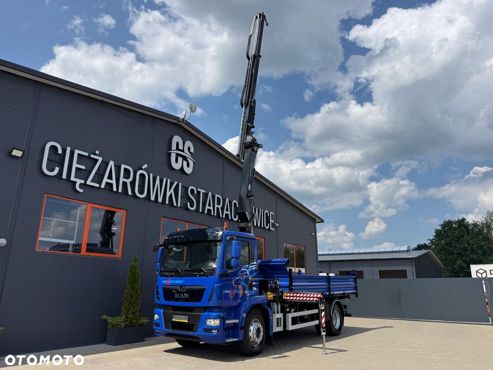 MAN TGM TGL TGS 18.250 // E6 // Klimatyzacja //  wywrotka + HDS HMF z pilotem // 4x2 // budowlanka // kiper wywrot żuraw dzwig kran crane - 11