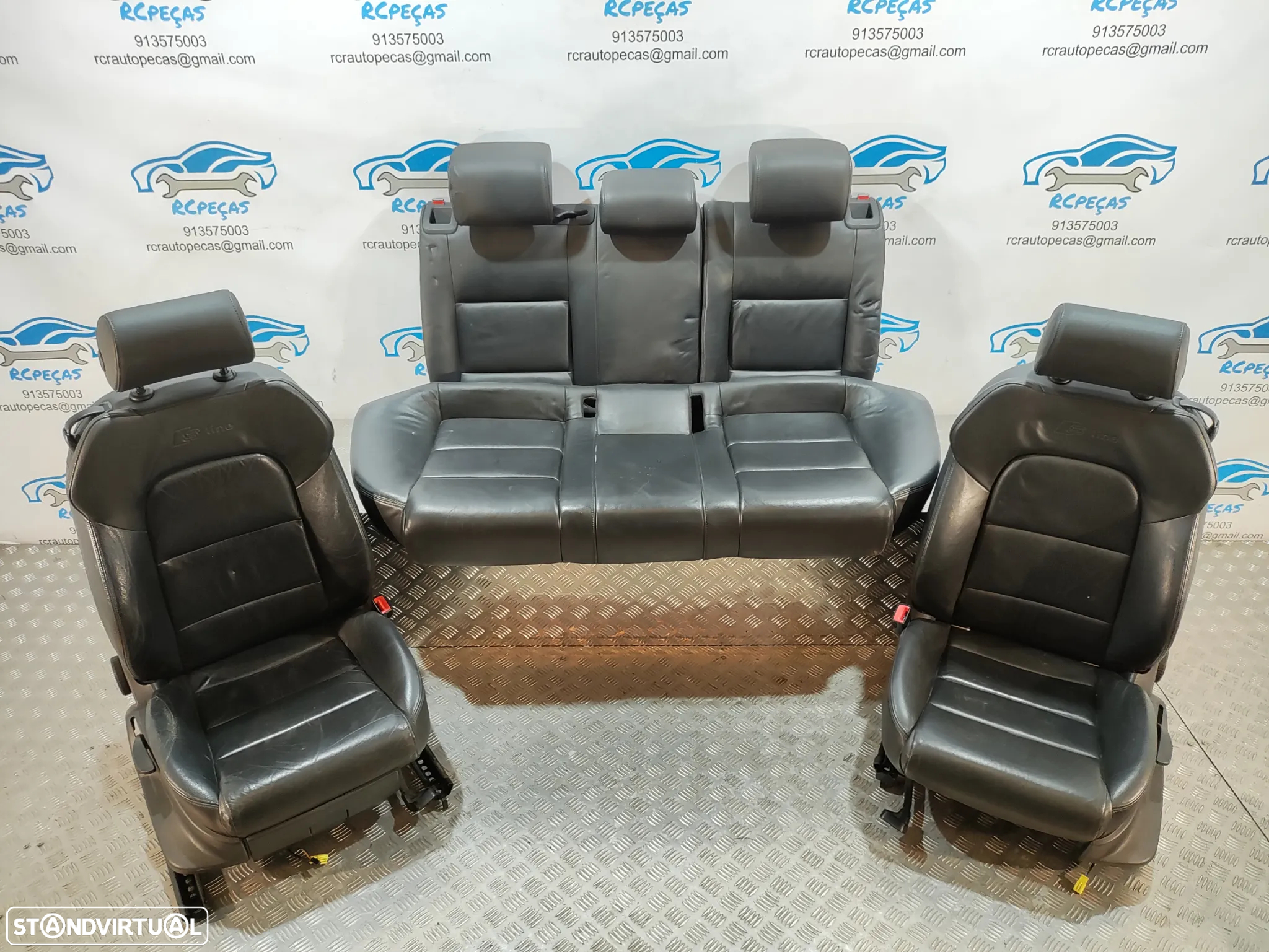 BANCO BANCOS PELE AIRBAG AUDI A3 FACELIFT 8P1 8P3 S LINE SLINE S-LINE 8P0885375F - 5