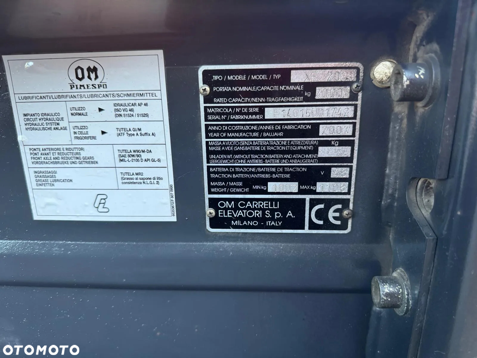 Fiat OM PIMESPO XE20 4.74M 2T - 10