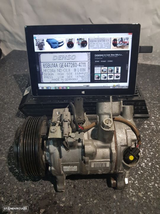 Compressor Ar Condicionado BMW 320D 120D 520D 2.0D Com Motor N47 X1 X3 318D 118D - 3