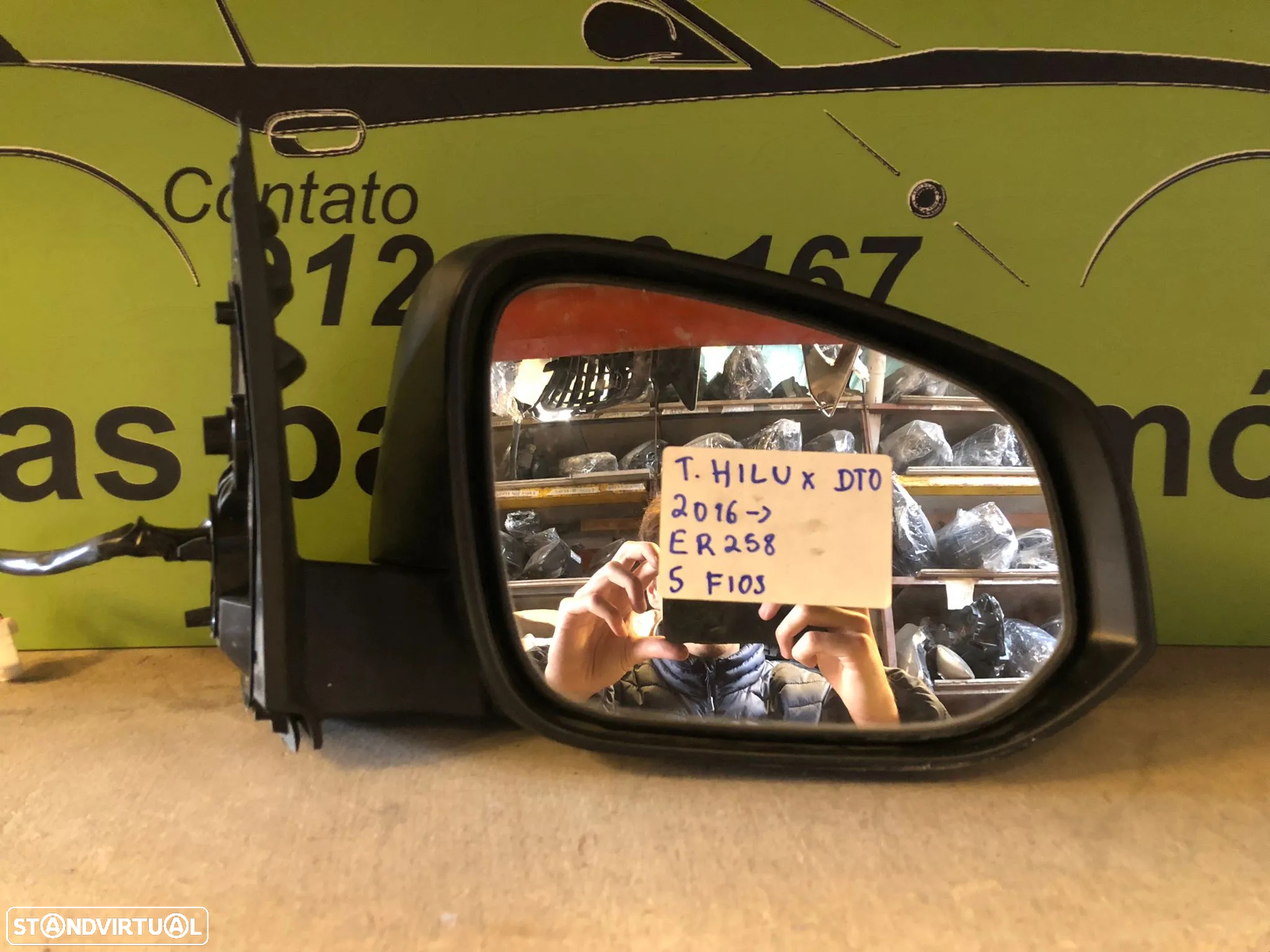 TOYOTA HILUX ESPELHO RETROVISOR DIREITO - ER258 - 2