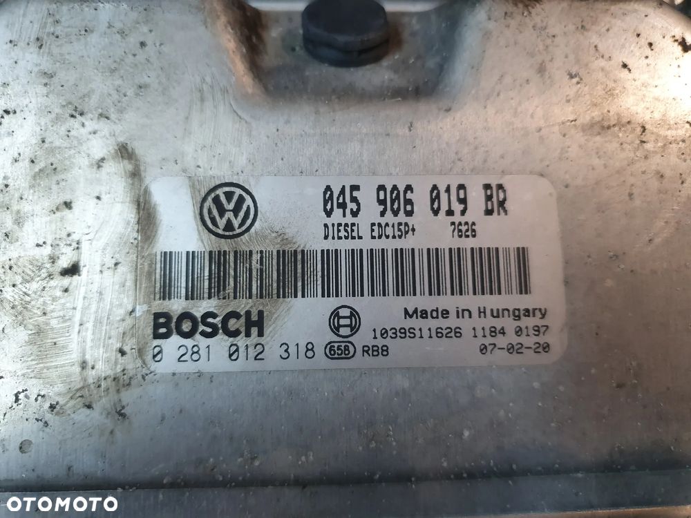 KOMPUTER STEROWNIK SILNIKA SKODA FABIA 1.4 TDI LIFT   045906019BR 0281012318 - 2