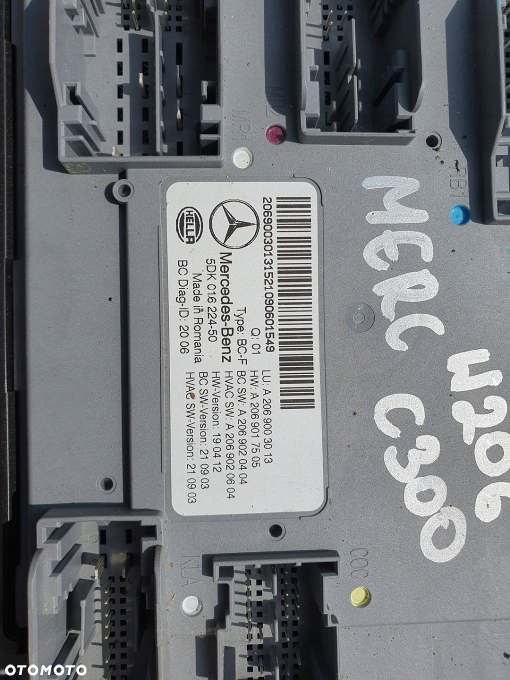 MERCEDES W206 C300 MODUŁ KOMFORTU A2069003013 A2069017505 - 2